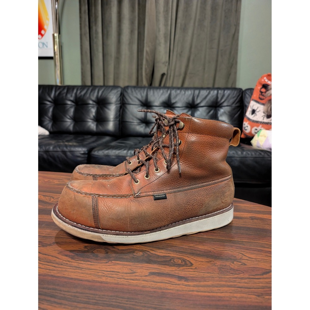 Irish Setter Wingshooter 11.5 Waterproof Leather Moc Toe Work Hunting Boots